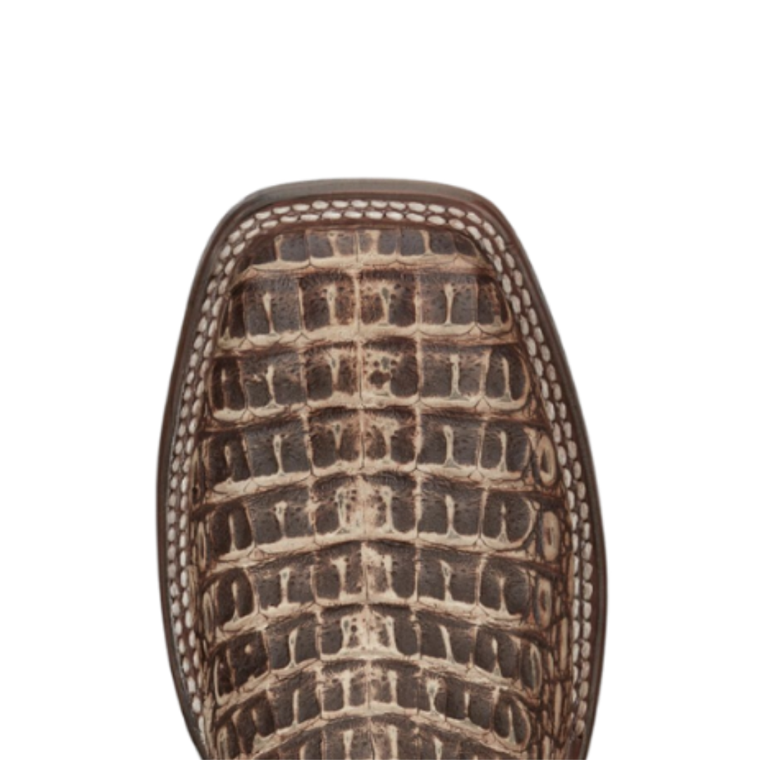 Tony Lama Men's Mitcham Hornback Caiman Peanut Boots