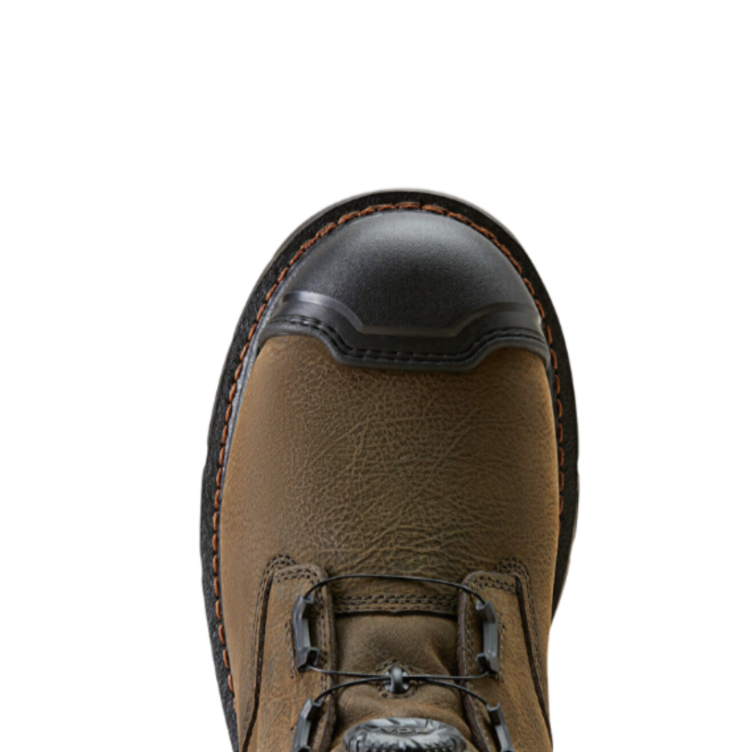 Ariat Men's 6 Stump Waterproof Work Iron Coffe Boots