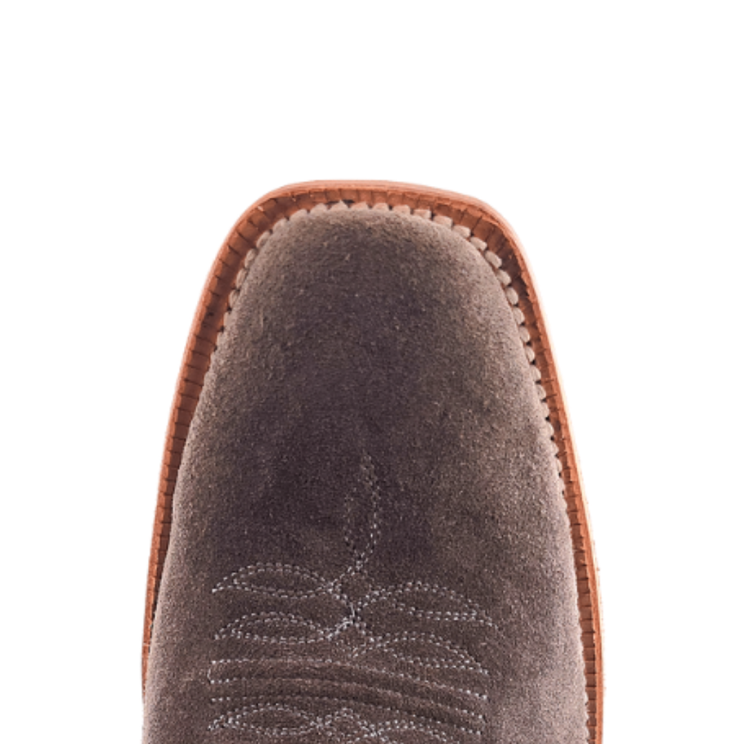 R.watson Men's Charcoal Rough Brown Boots