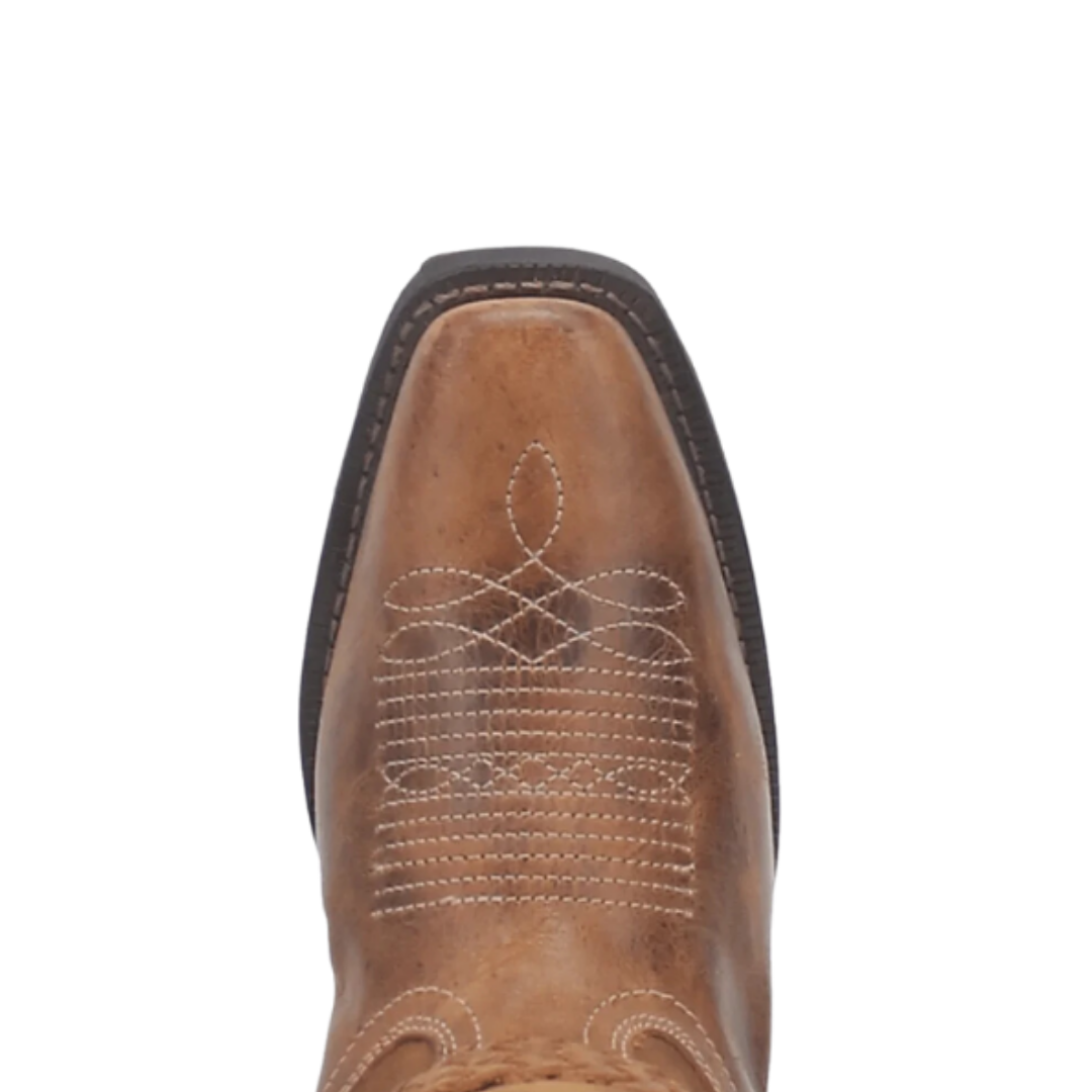 Laredo Women's Tan Knot In Time Leather Boot
