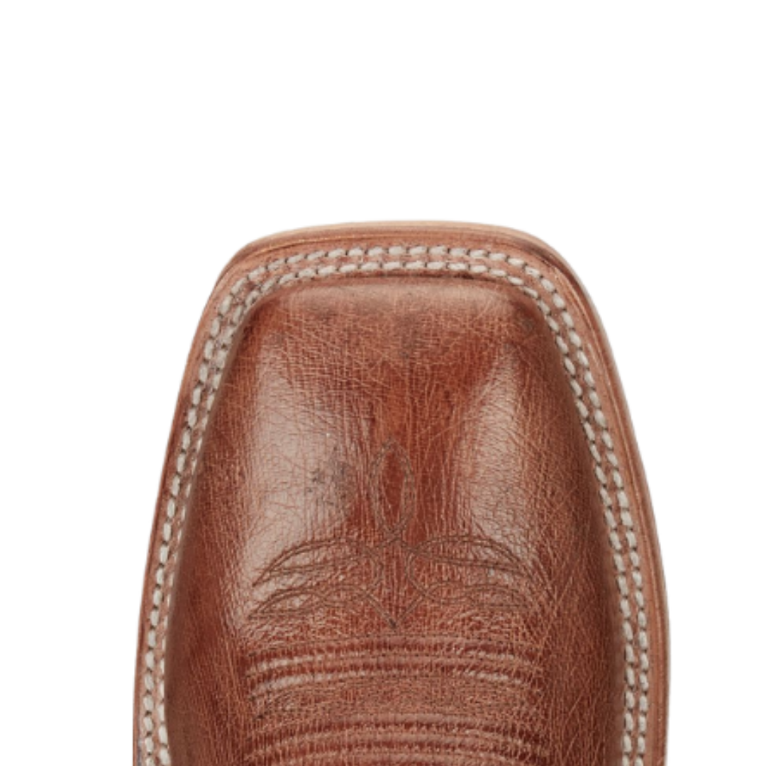 Justin Men's Breck Smooth Ostrich Cognac Boots