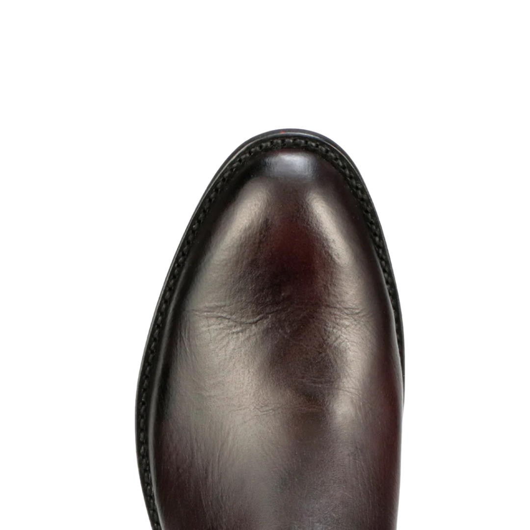 Lucchese Men's Kennedy Roper Black Cherry Boots