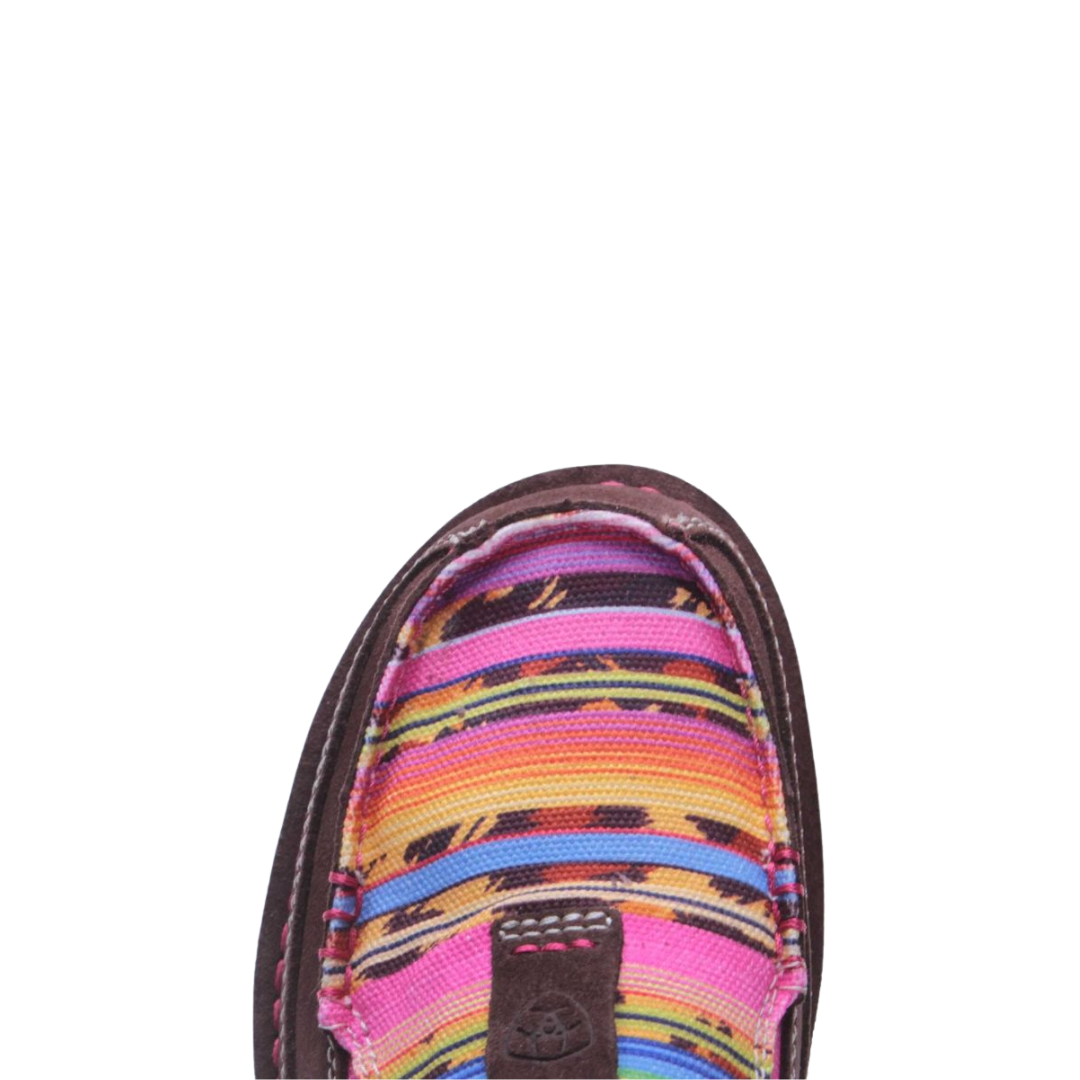 Ariat Women's Cheetah Serape Cruiser Coffe Shoes