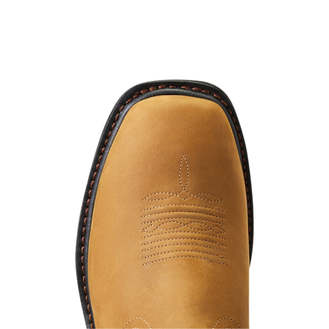 Ariat Men's Workhog XT Boa Waterproof Aged Bark Light Brown Boots