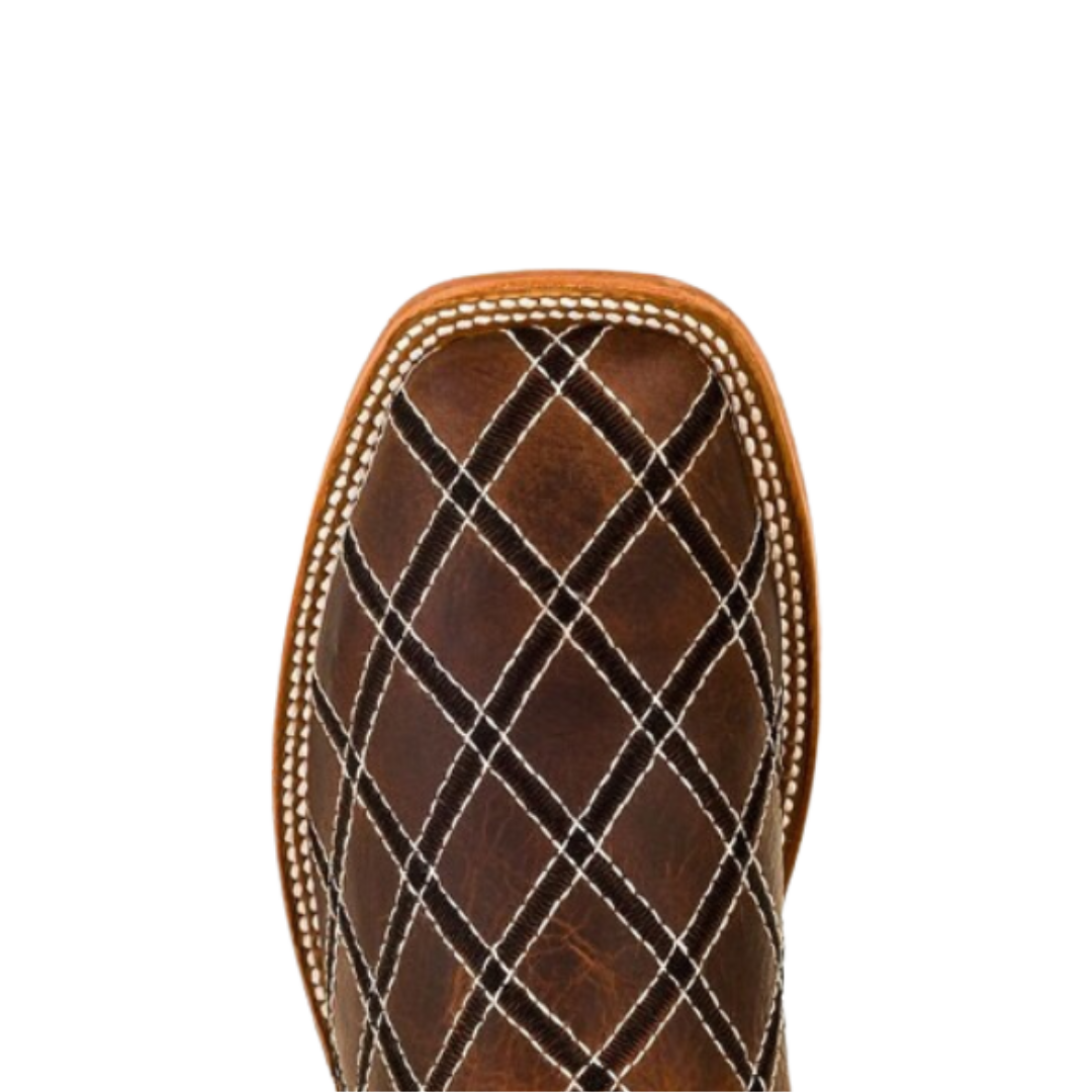 Anderson Bean Men's Sabotage Patchwork Brown Boots