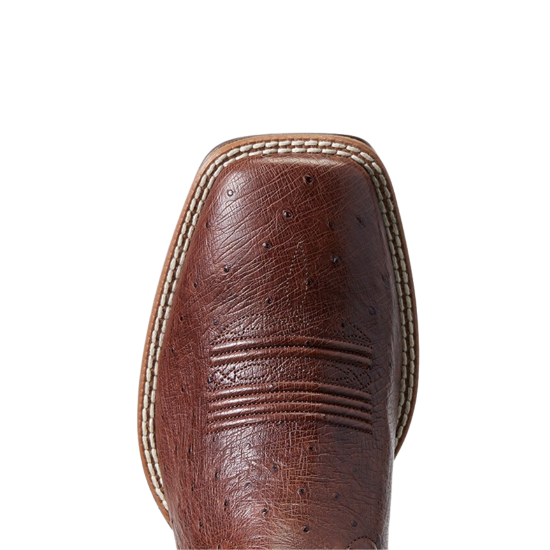Ariat Men's Night Life Antique Tabac Ostrich Brown Boots