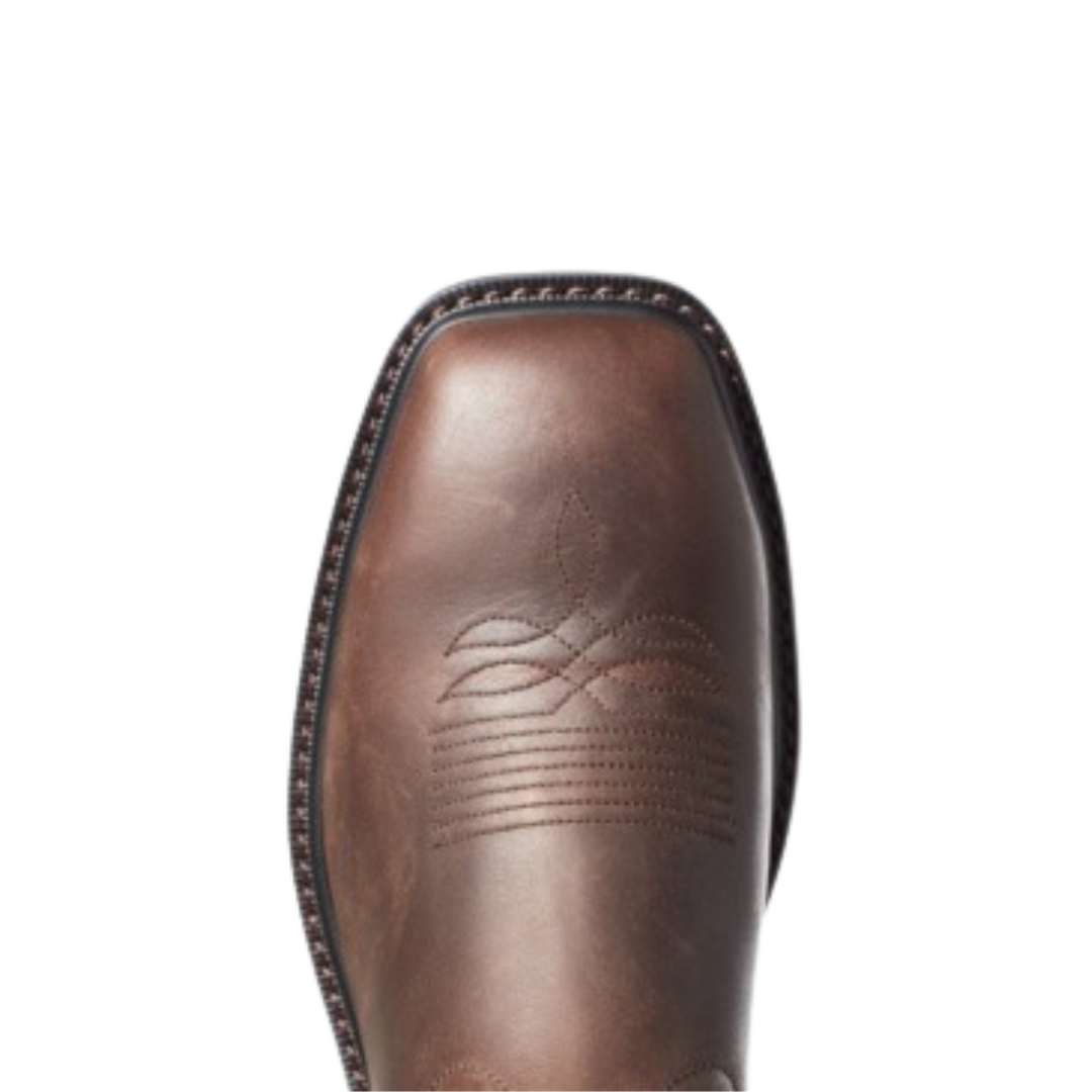 Ariat Men's Groundwork Wide Steel Toe Work Brown Boots