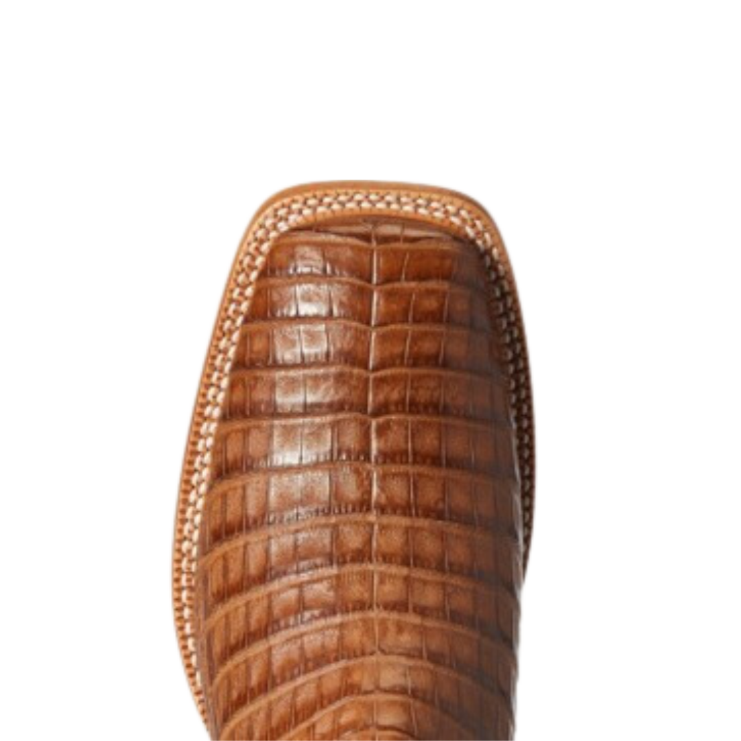 Ariat Men's Relentless Denton Western Caiman Brown Boots