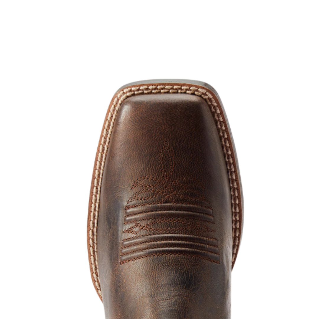 Ariat Women's Round Up Back Zip Worn Mocha Boots