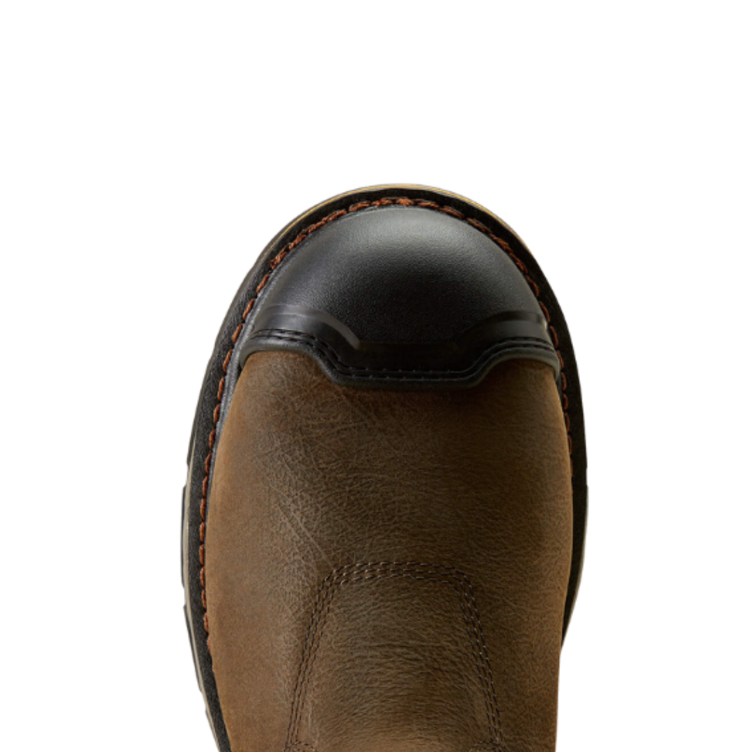 Ariat Men's Stump Jumper Waterproof Composite Work Iron Coffee Boots