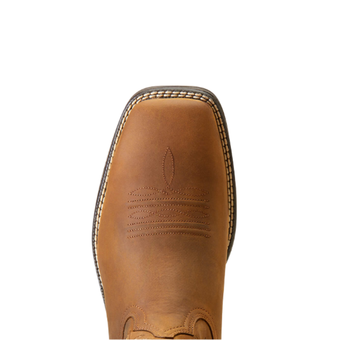 Ariat Men's Performance Oily Distressed Tan Western Boots