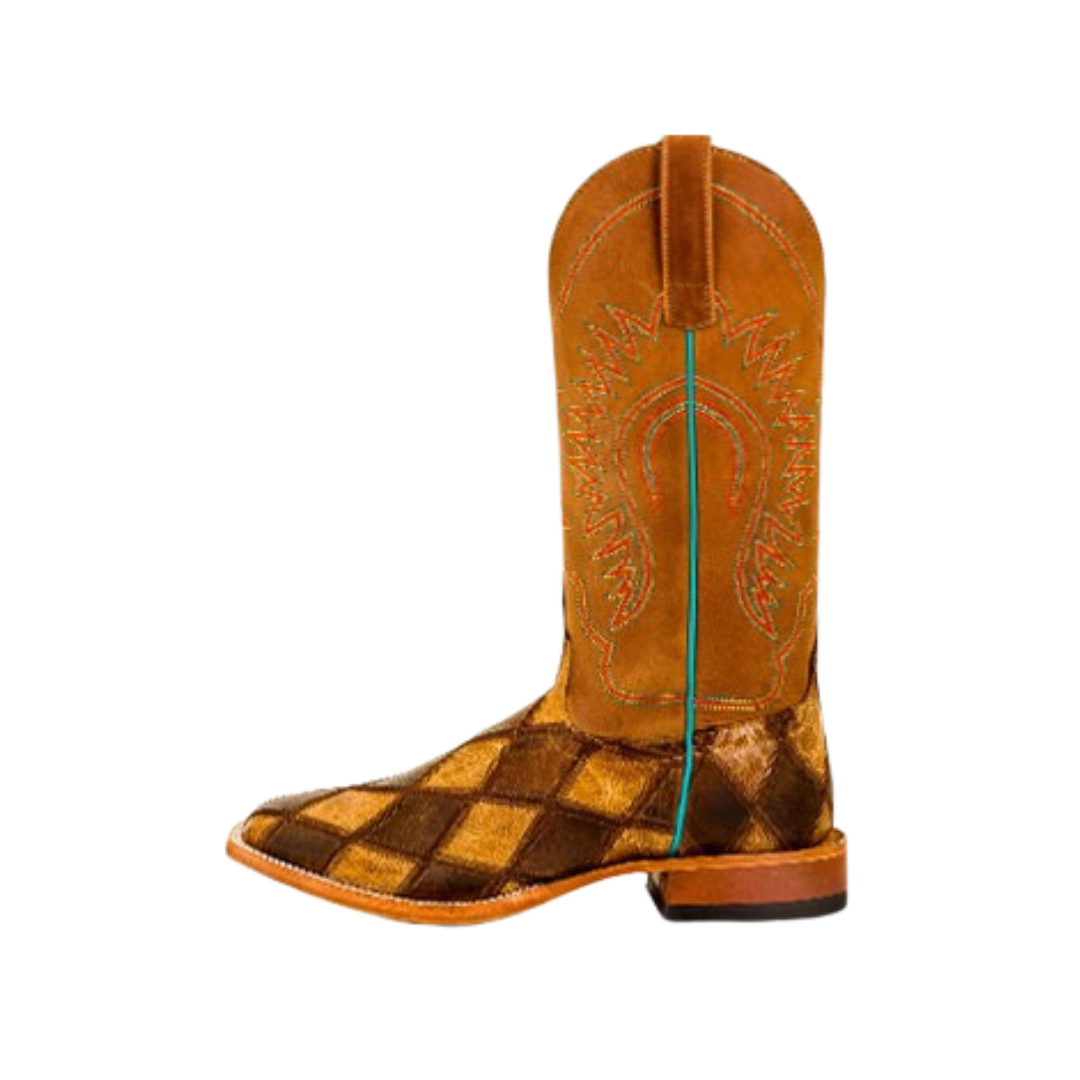 Anderson Bean Men's Crazy Train Cowboy Brown Boots