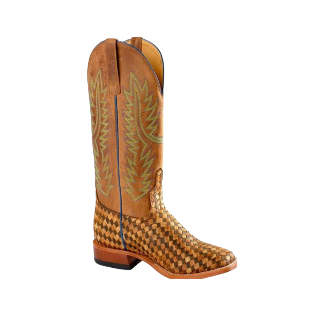 Anderson Bean Men's Bison Unbweave Toat Light Brown Boots
