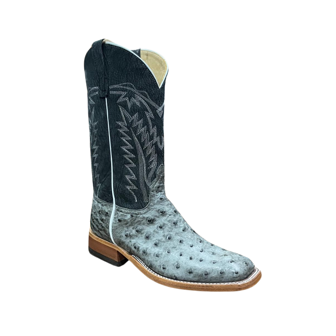Anderson Bean Men's Serpentine Ostrich Exotic Boots