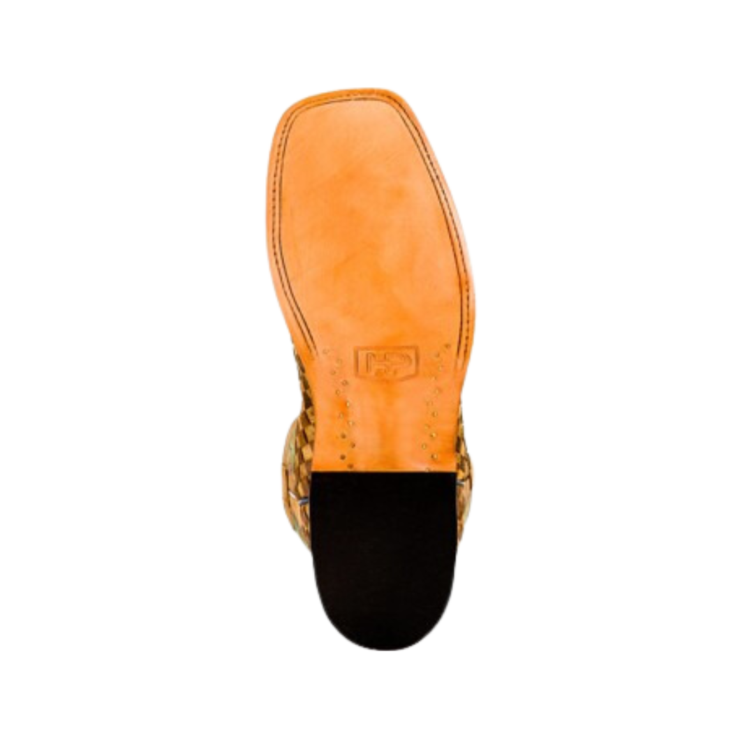 Anderson Bean Men's Bison Unbweave Toat Light Brown Boots