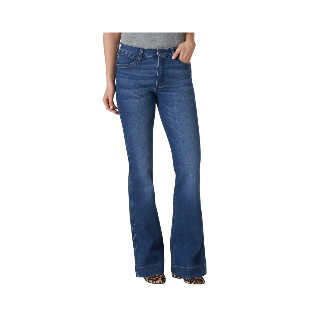 Wrangler Women's Retro Premium High Rise Trouser Jean