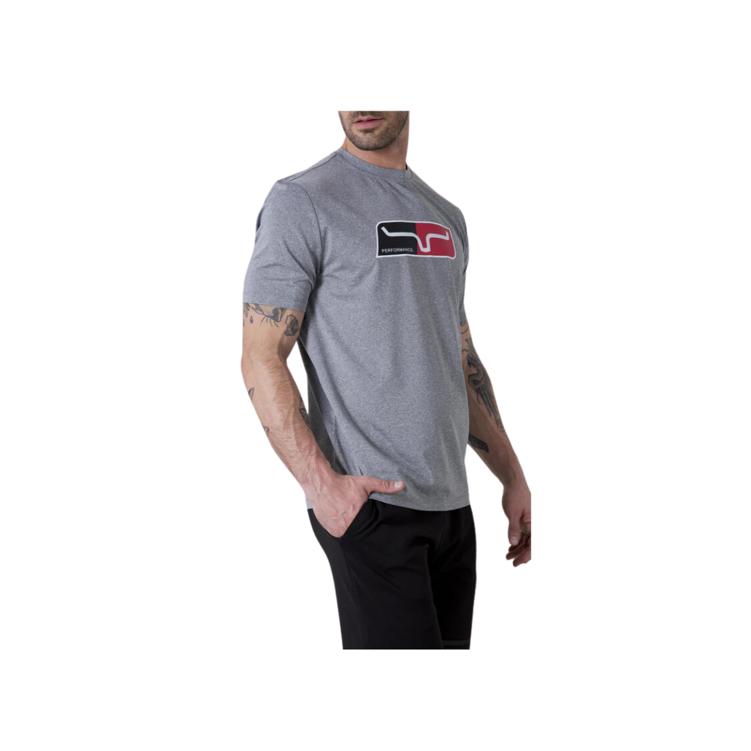 Kimes Ranch Men's Alta Tech Tee Grey Heather Shirt