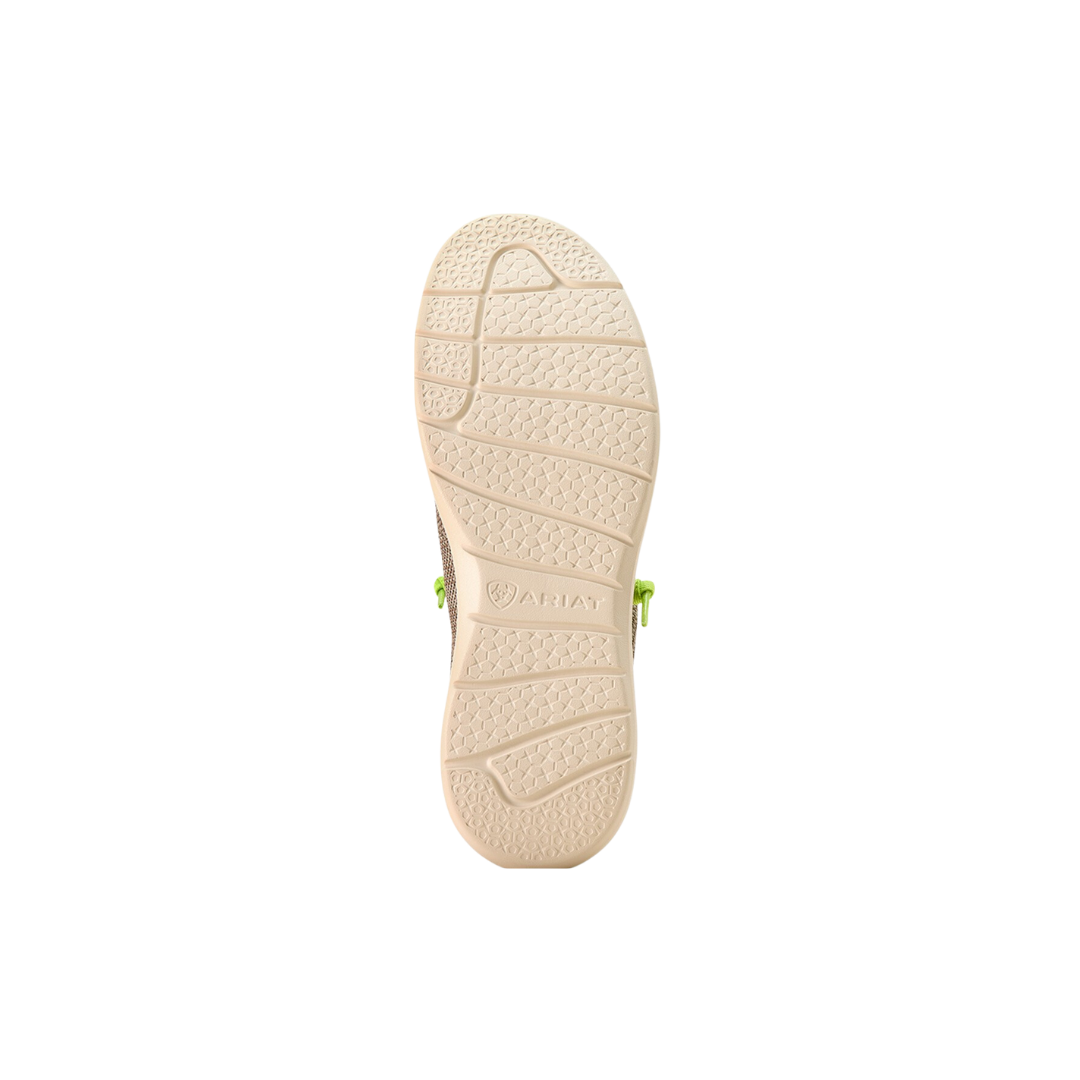 Ariat Men's Hilo Slate Grey Mesh Lime Green Shoe