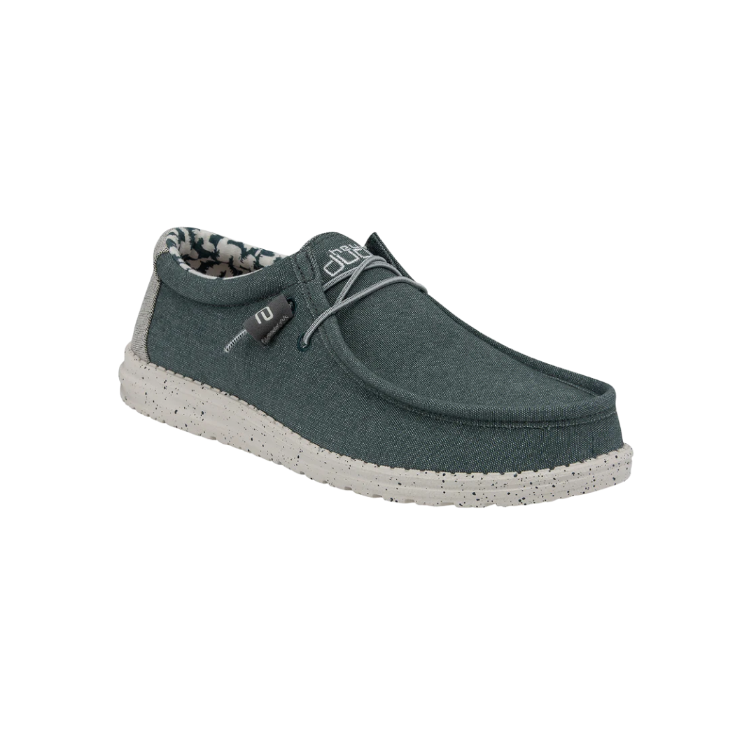 Hey Dude Men's Wally Stretch Aqua Shoes