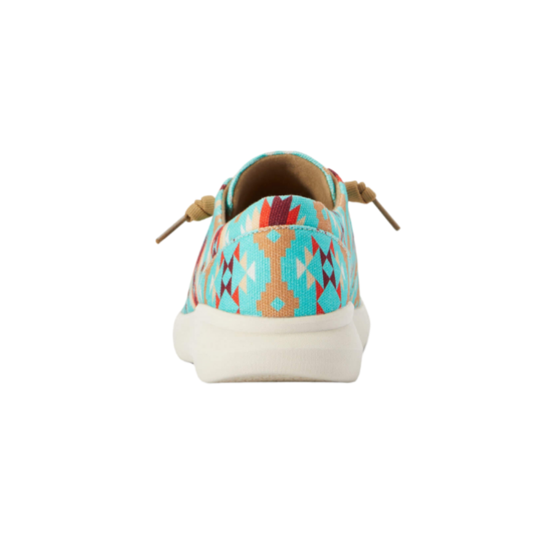 Ariat Women's Hilo Saddle Blanket Turquoise Shoe