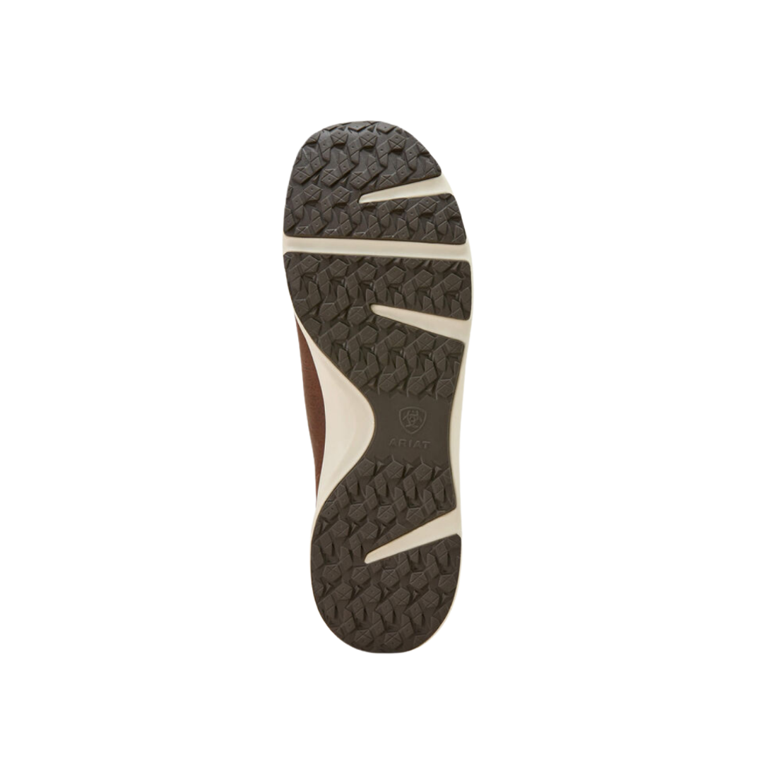 Ariat Men's Spitfire Brown Crocodile Print Moccasin Shoes