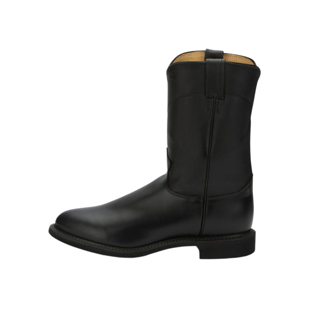 Justin Men's Melo Veal Western Black Boots