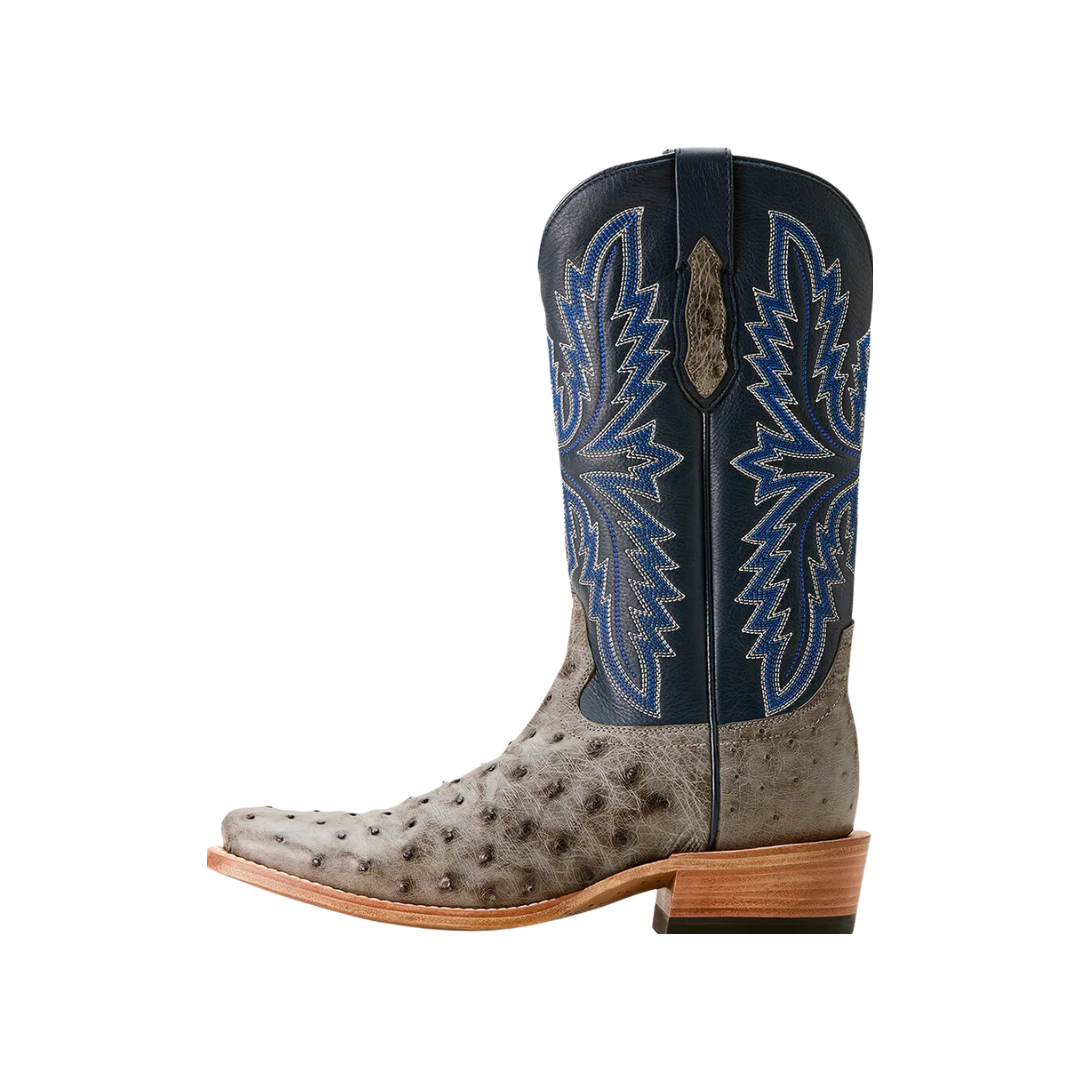 Ariat Men's Furity Ostrich Grey Exotic Boots
