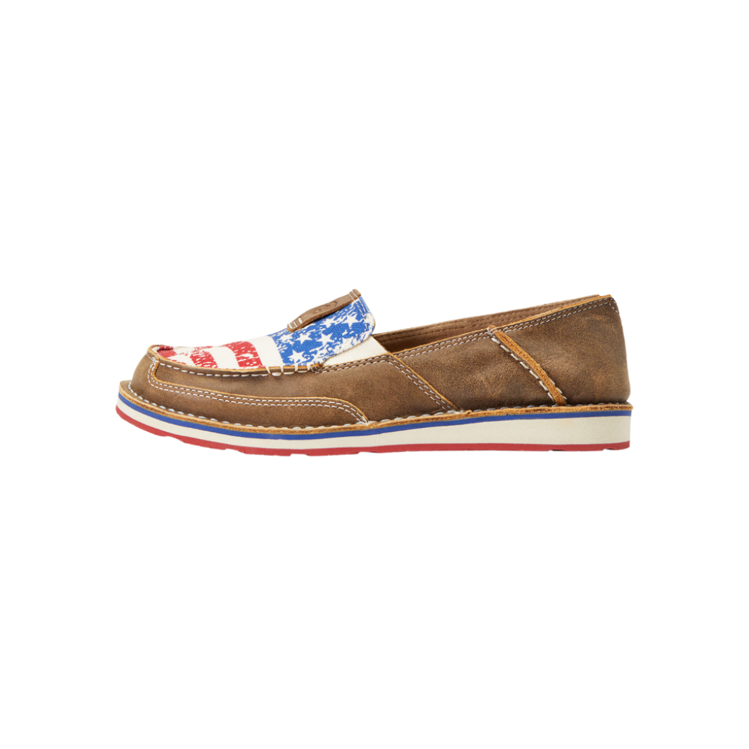 Ariat Women's Patriotic Cruiser Brown Bomber Shoes