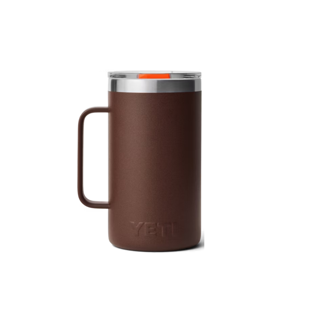 Yeti Rambler 24oz Wetlands Brown Mug