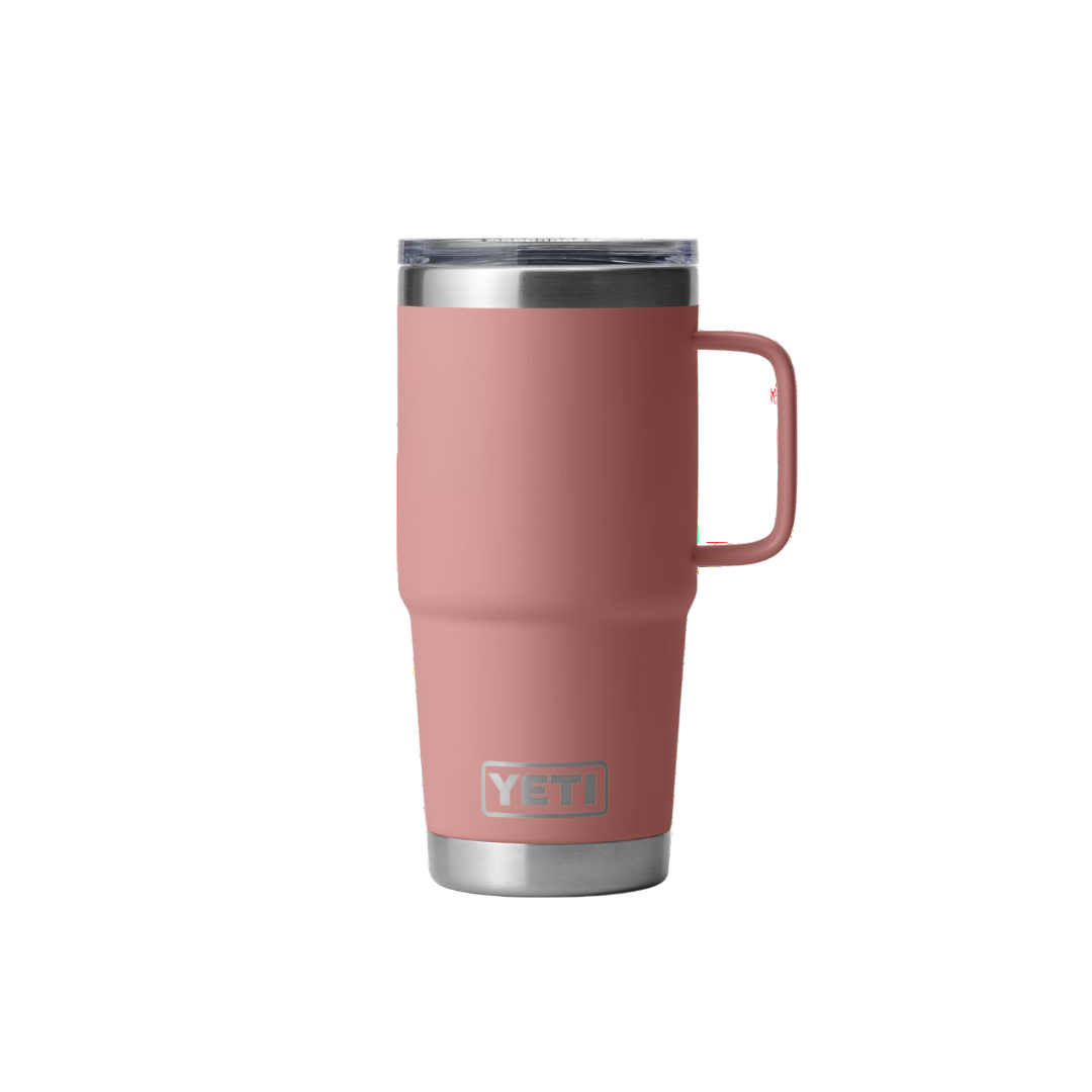 Yeti Rambler 20oz Sandstone Pink Travel Mug