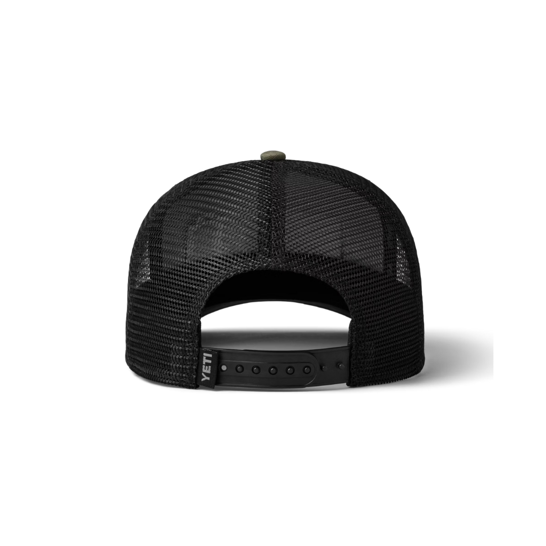 Yeti Men's Full Green Camo Pro Trucker Cap