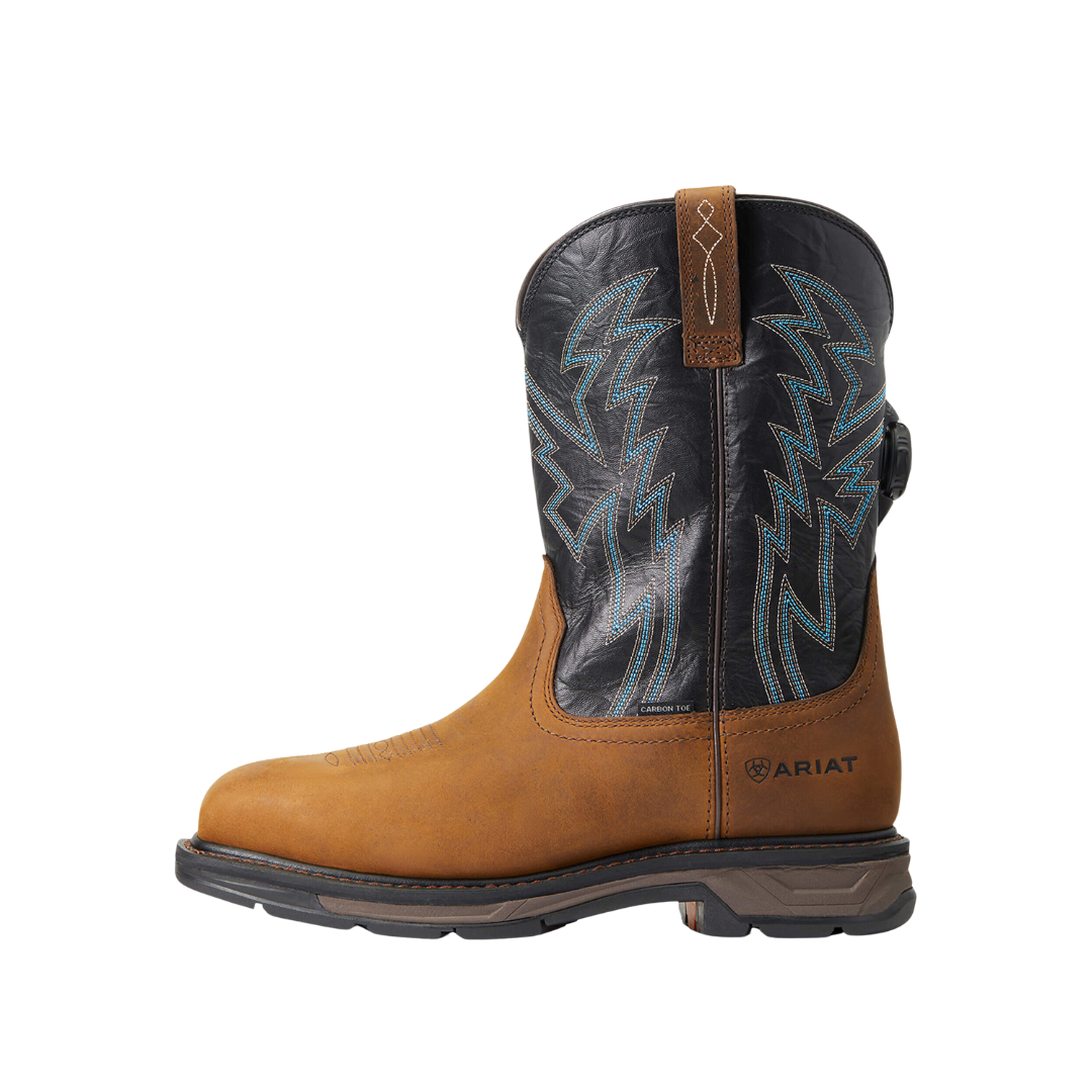 Ariat Men's Workhog XT Boa Carbon Toe Work Dark Earth Boots