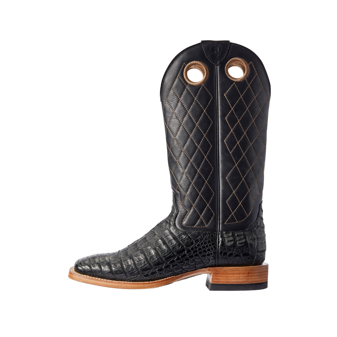 Ariat Men's Relentless Winner's Circle Black Caiman Belly Exotic Boots