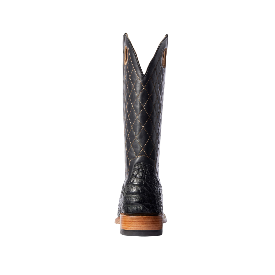 Ariat Men's Relentless Winner's Circle Black Caiman Belly Exotic Boots