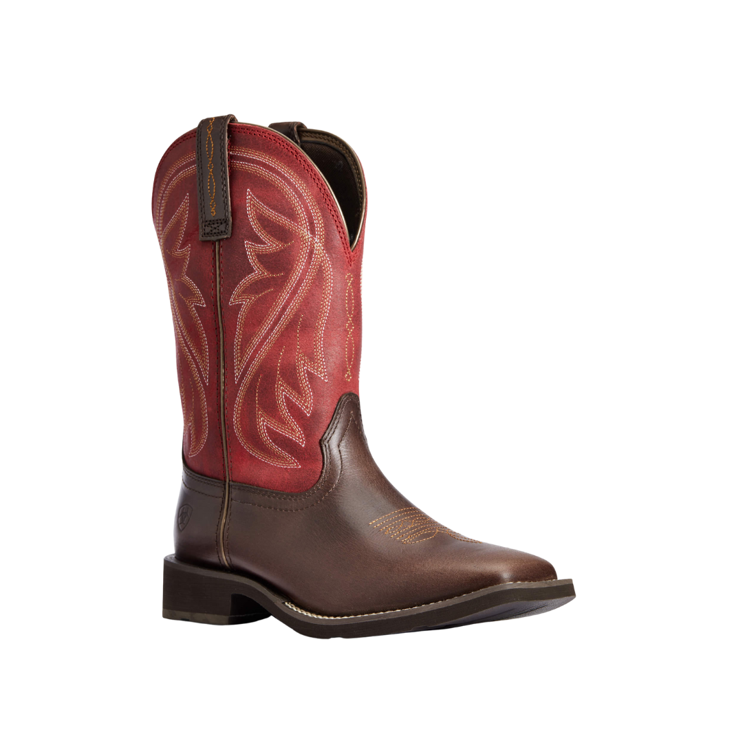 Women's Ariat 13 Round Up Ryder Square Toe Boots - Sassy Brown