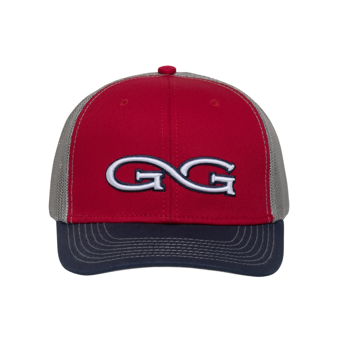 Gameguard Red Tricolor Mesh Cap