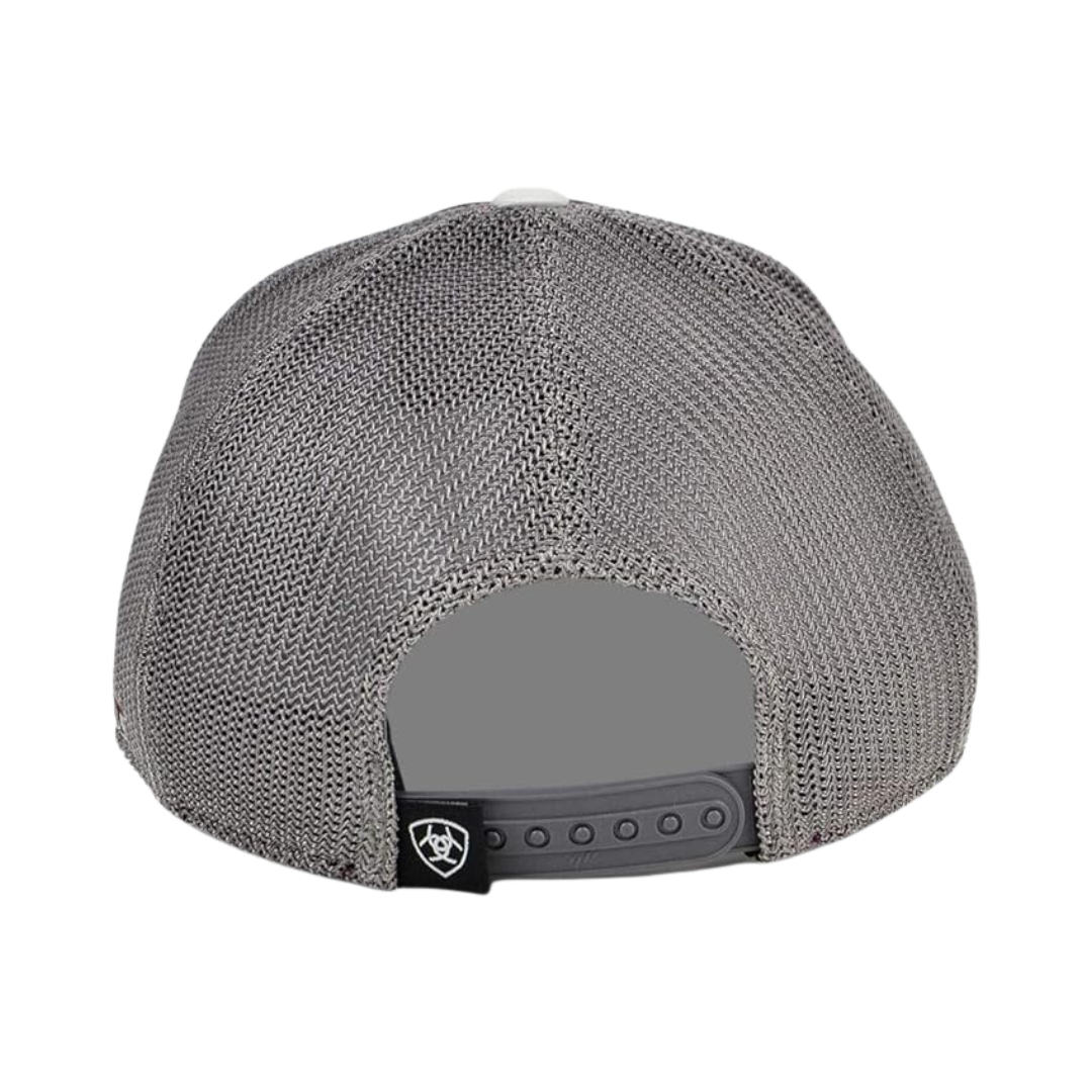 Ariat Red Trucker Mesh Logo Patch Cap