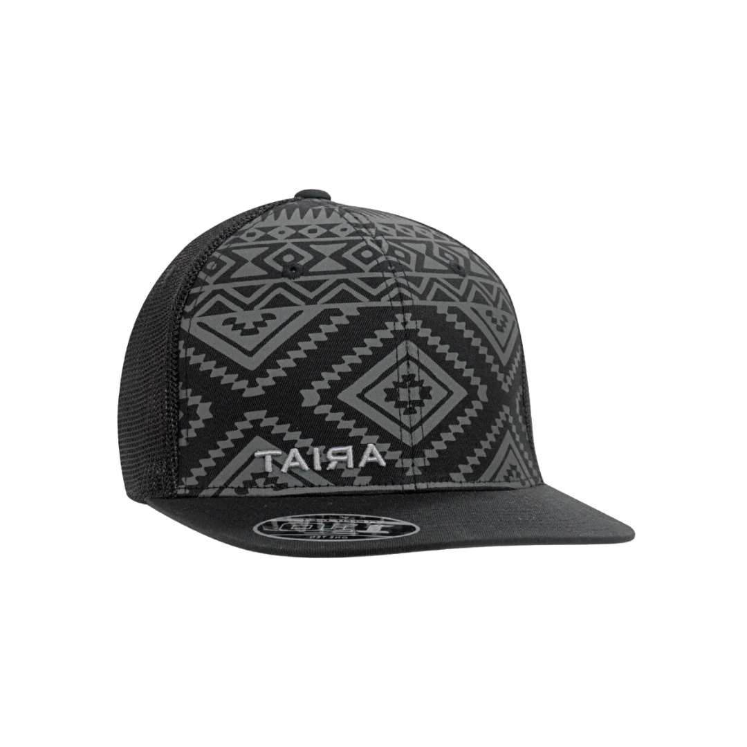 Ariat Flex Fit 110 Black Aztec Mesh Cap