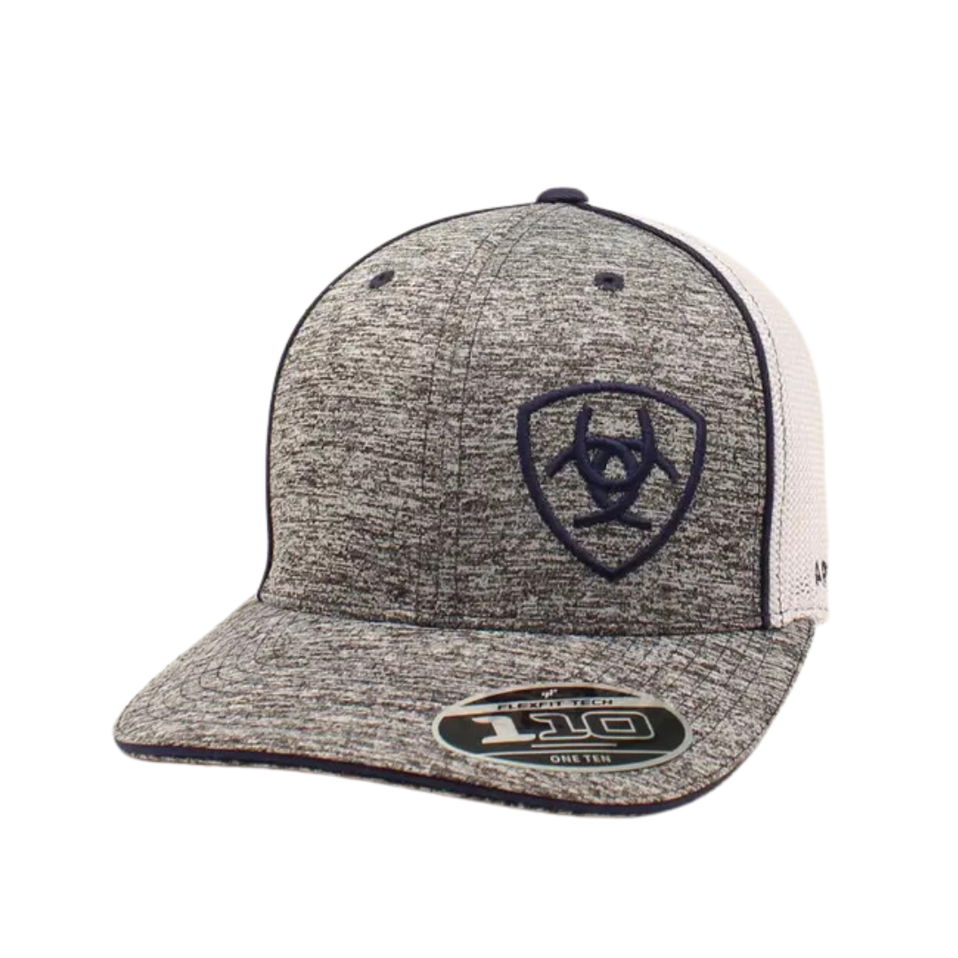 Ariat 110 Flex Fit Grey Mesh Cap