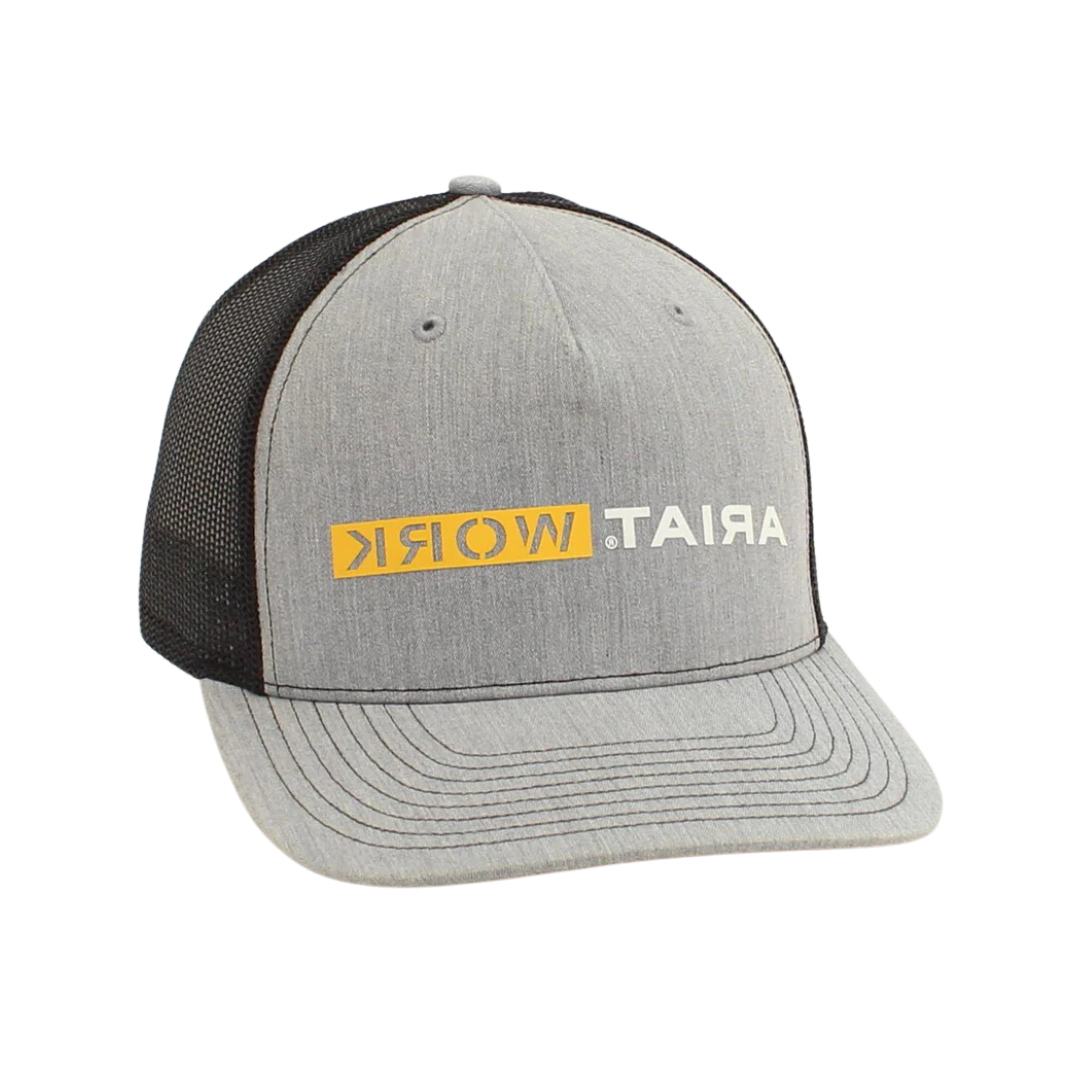 Ariat Grey Mesh Work Patch Cap