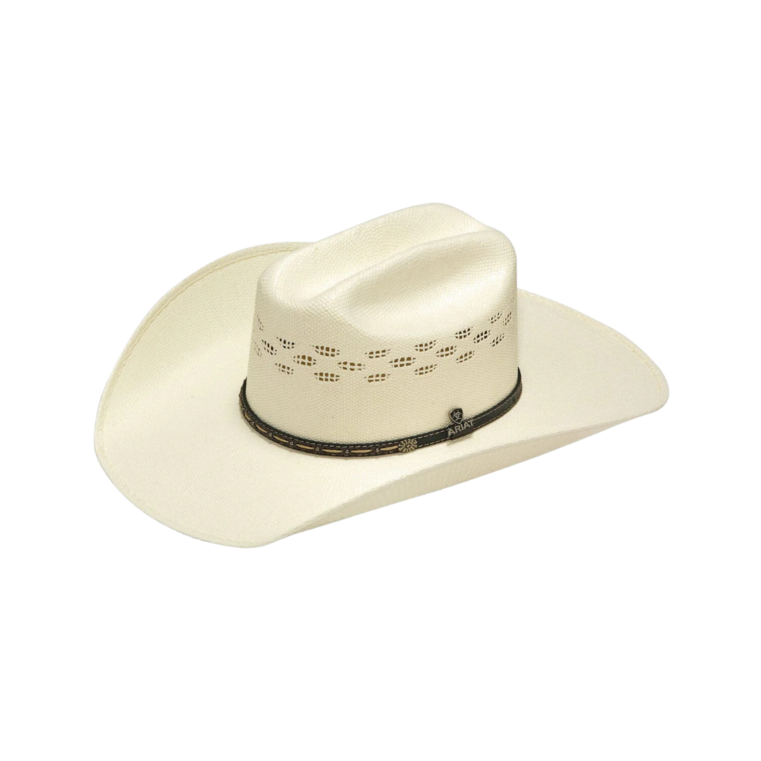 Ariat Men's Bangora Straw White Hat