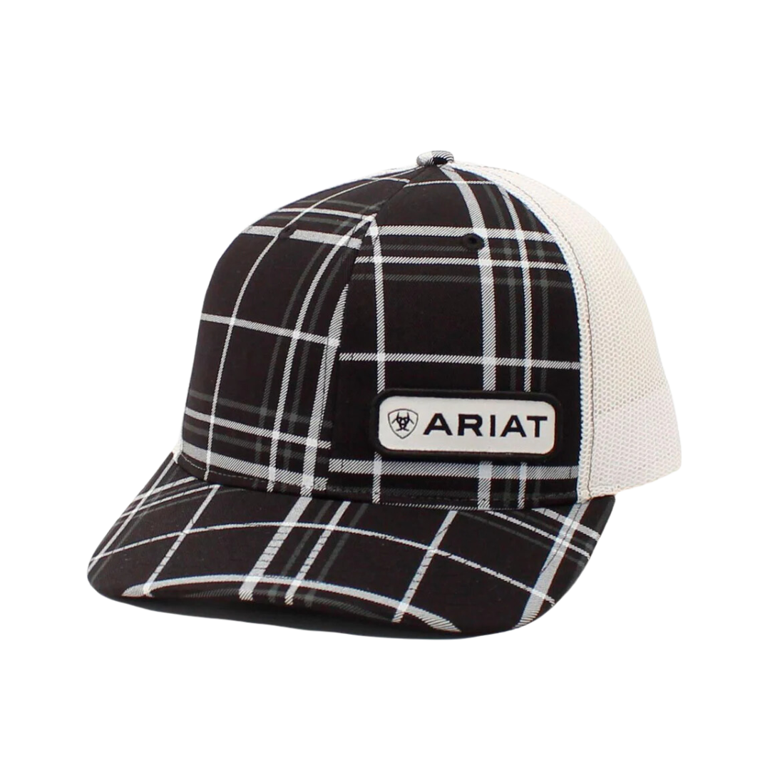 Ariat Flex Fit R112 Black Mesh Logo Patch Cap