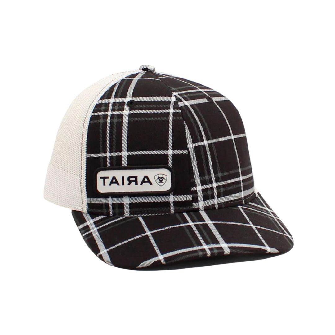 Ariat Flex Fit R112 Black Mesh Logo Patch Cap
