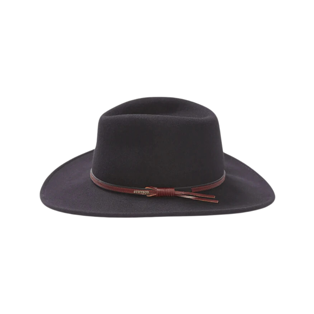 Stetson Hats Bozeman Black Wool Felt Hat