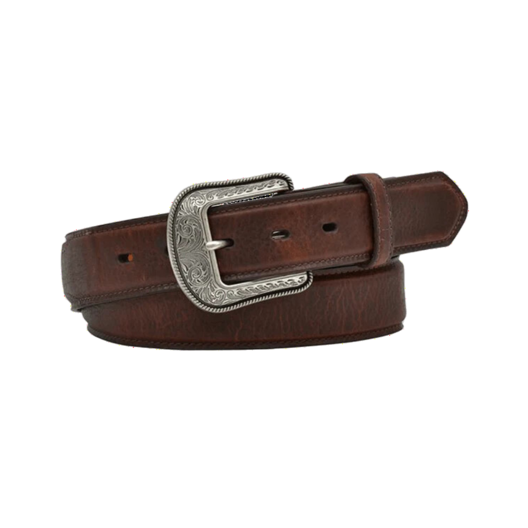 3D Men's Water Town Pebble Full Grain Brown Belt