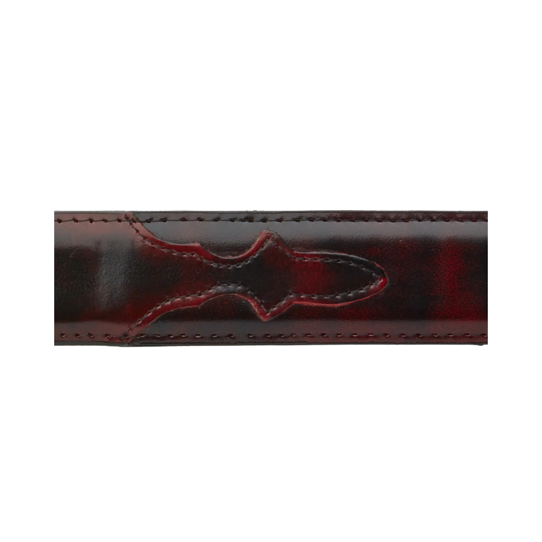 Lucchese Men's Cherry Goat Black Belt