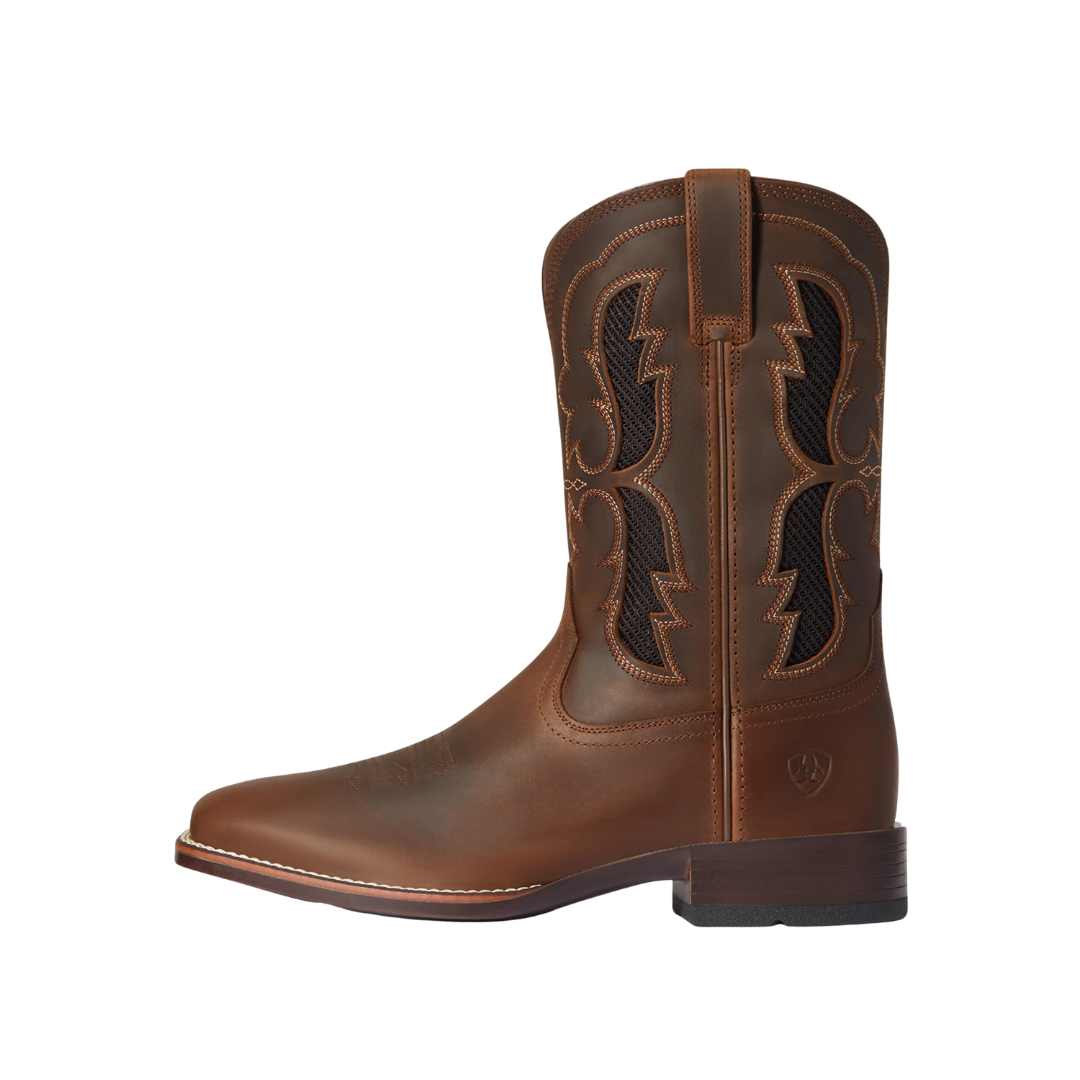 Ariat Men's Distressed Dash VentTEK Western Brown Boots