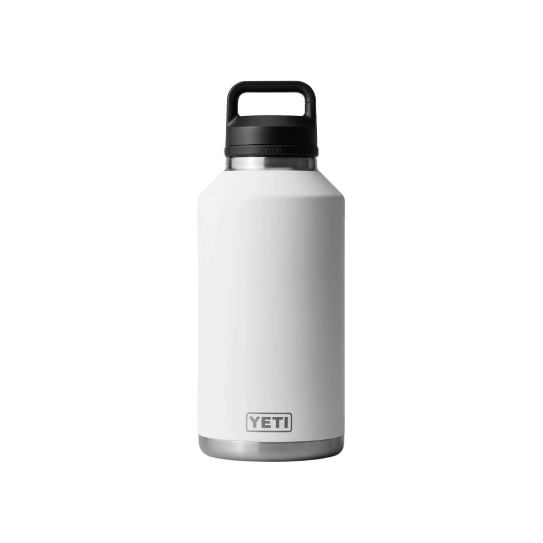 Yeti Rambler White 64 Oz Water Bottle Chug Cap