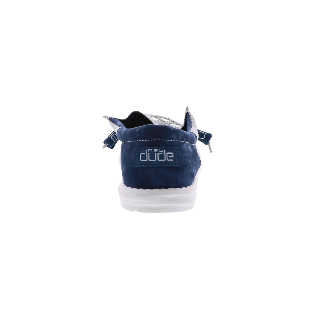 Hey Dude Men's Wally Sox Funk Indigo Moc