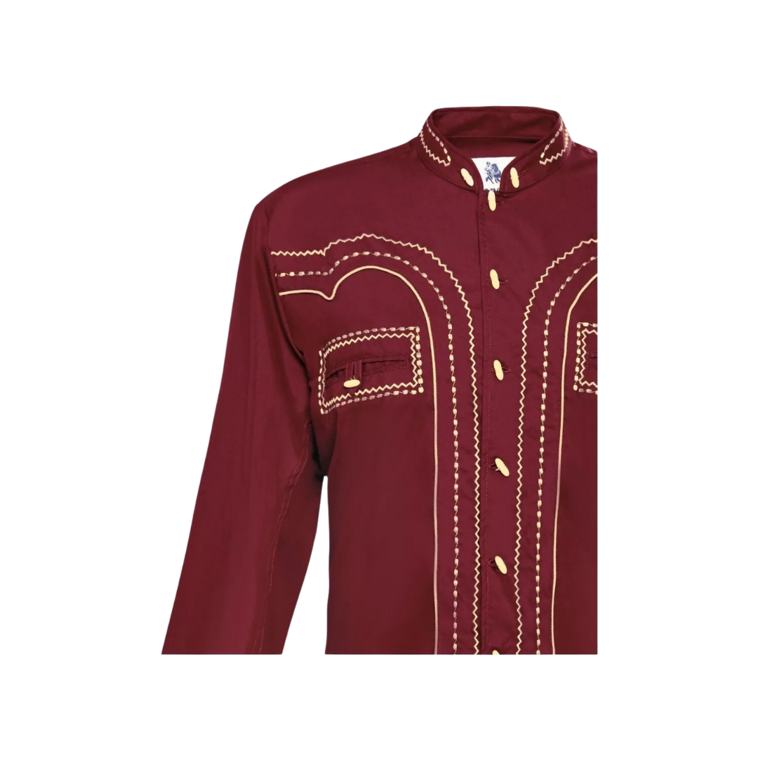 Ranger's Usa Men's Wine Charra Tarugos Shirt